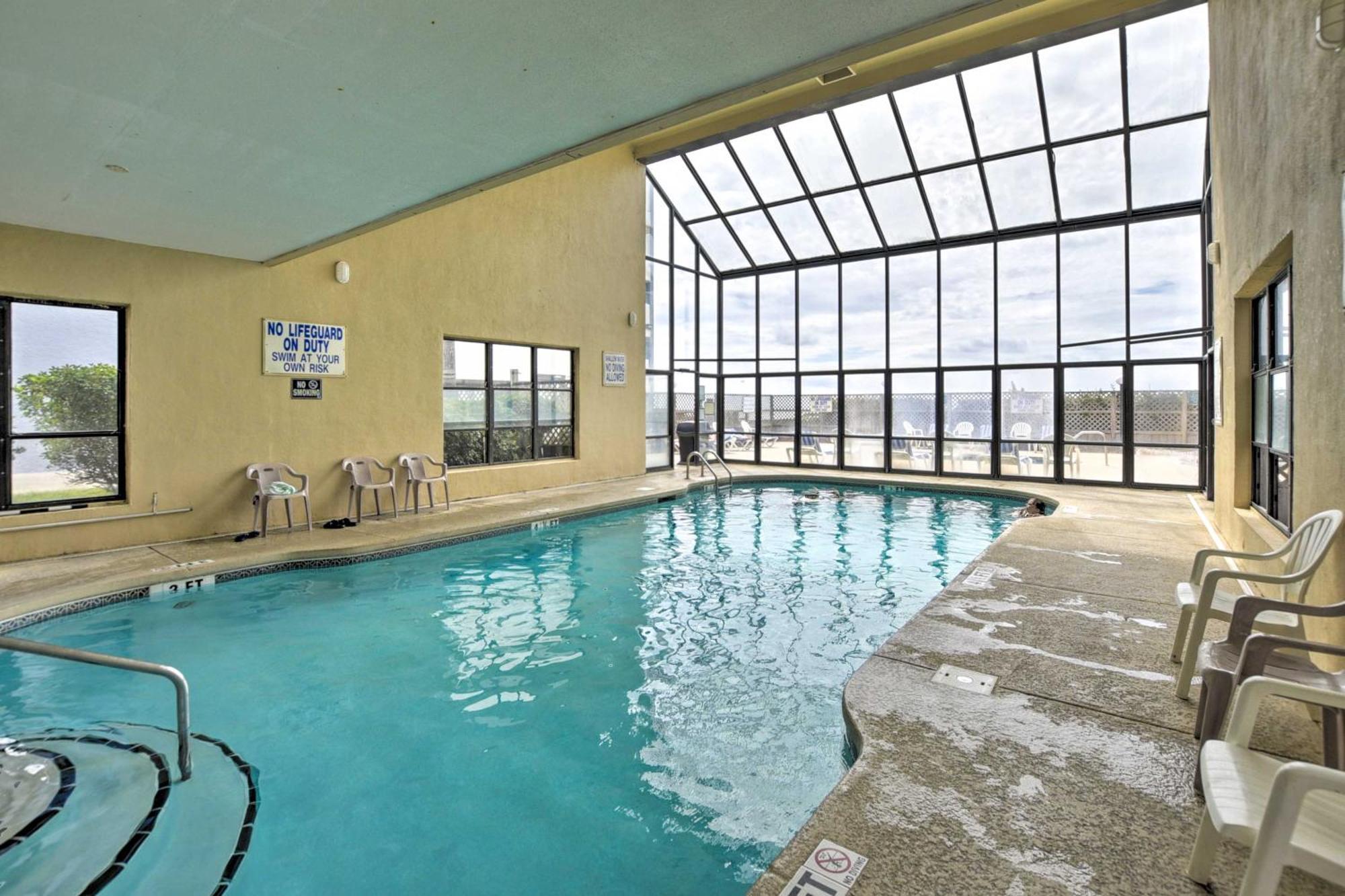 Oceanfront North Myrtle Beach Condo With Indoor Pool Kültér fotó