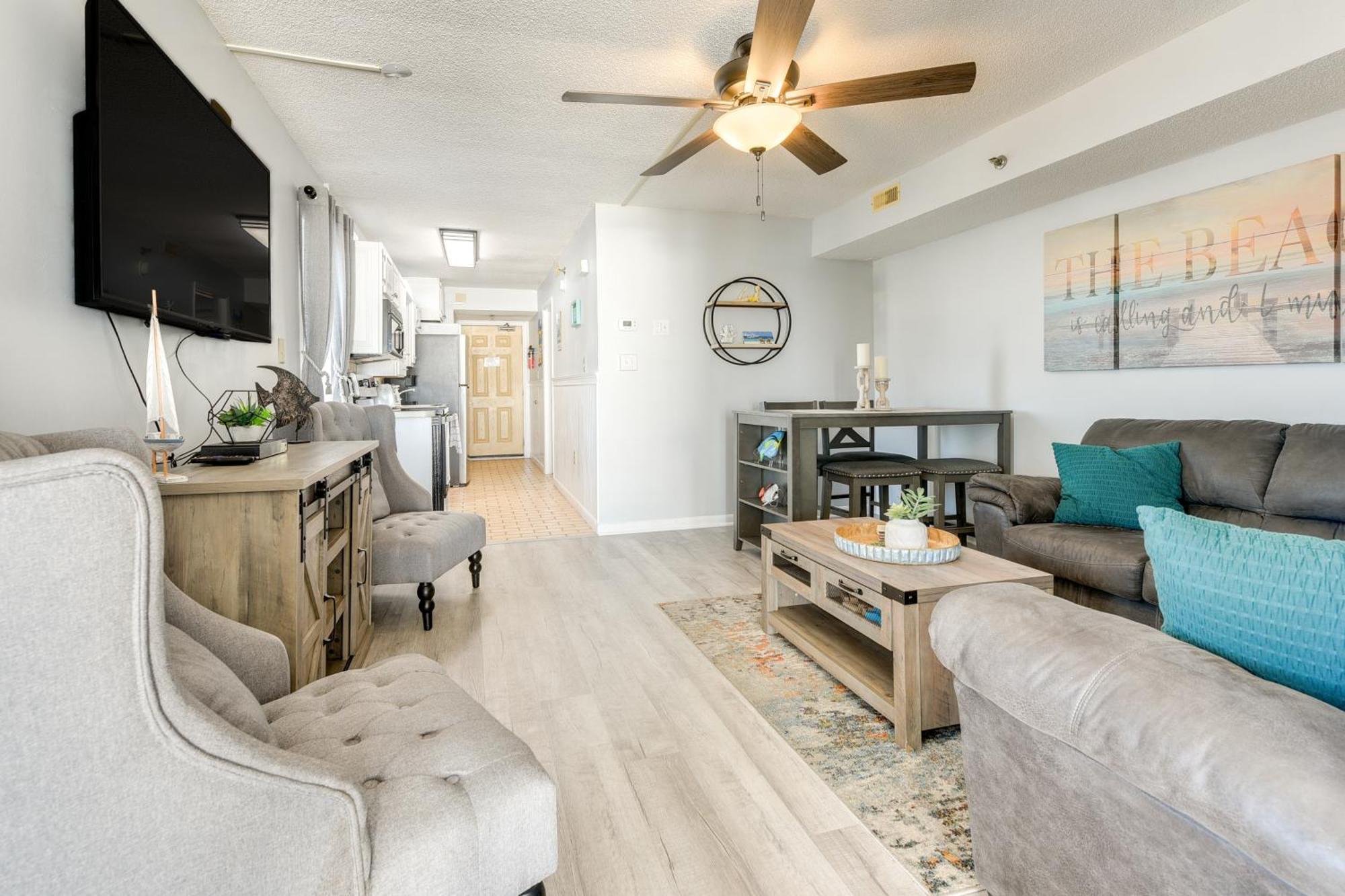 Oceanfront North Myrtle Beach Condo With Indoor Pool Kültér fotó