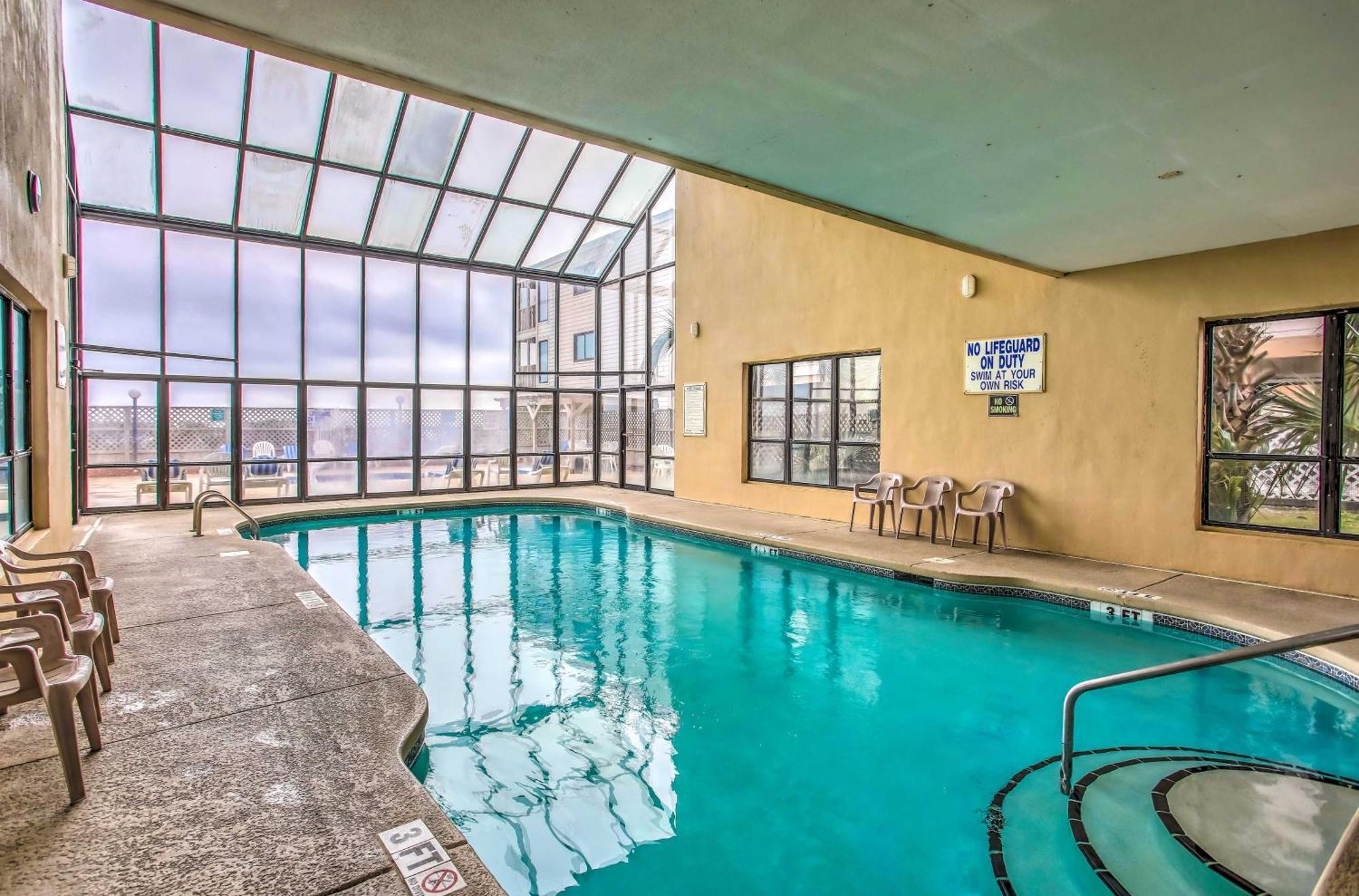 Oceanfront North Myrtle Beach Condo With Indoor Pool Kültér fotó