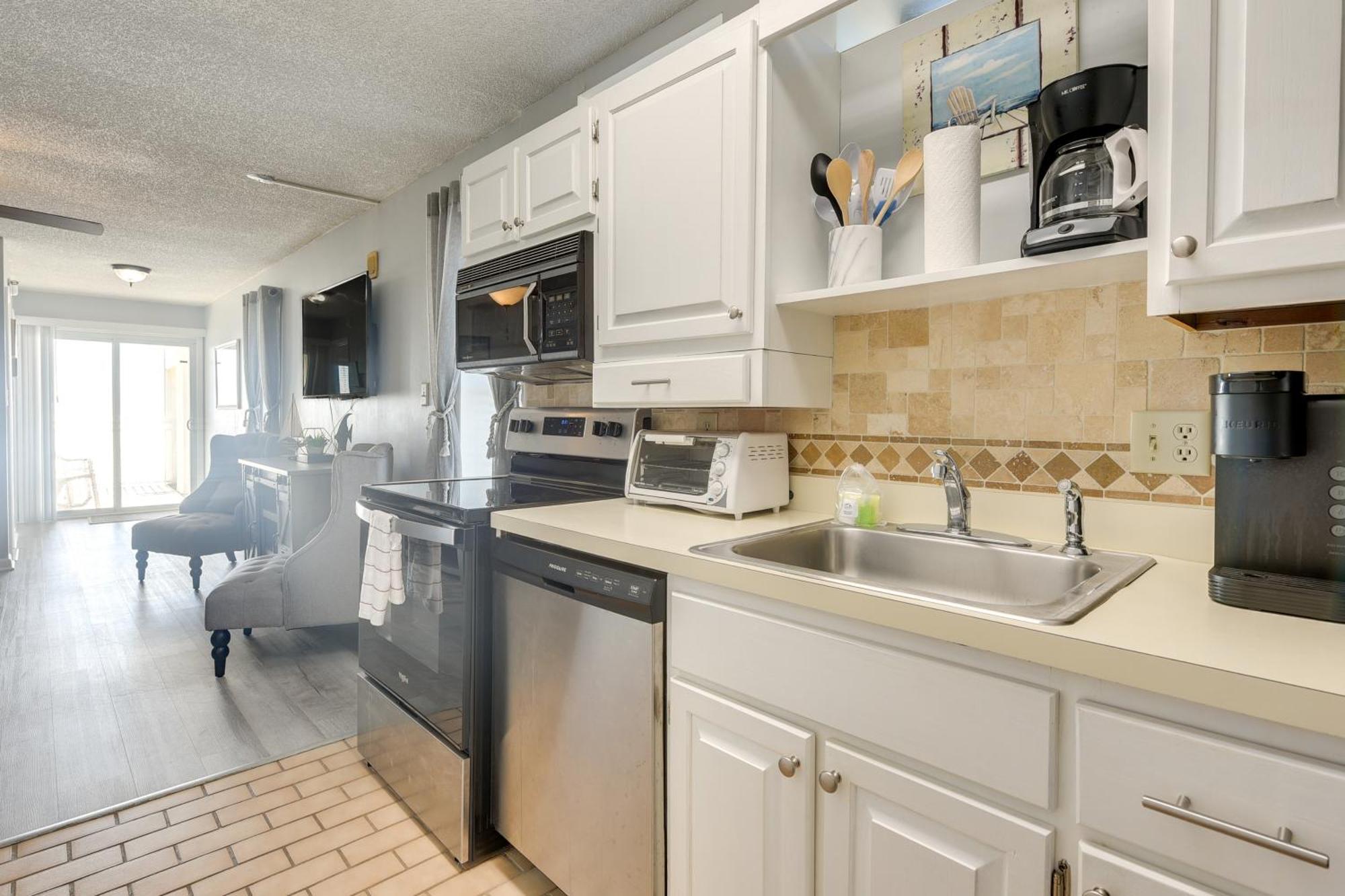 Oceanfront North Myrtle Beach Condo With Indoor Pool Kültér fotó